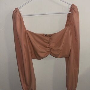 Elegant Women's Peach Top